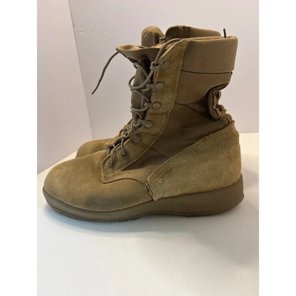 McRae Mens Coyote Tan Military Combat Boots Vibram Sole 9XW 8430-01-632-4344
